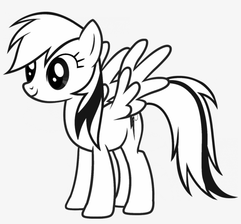 My - Colorir My Little Pony, transparent png download