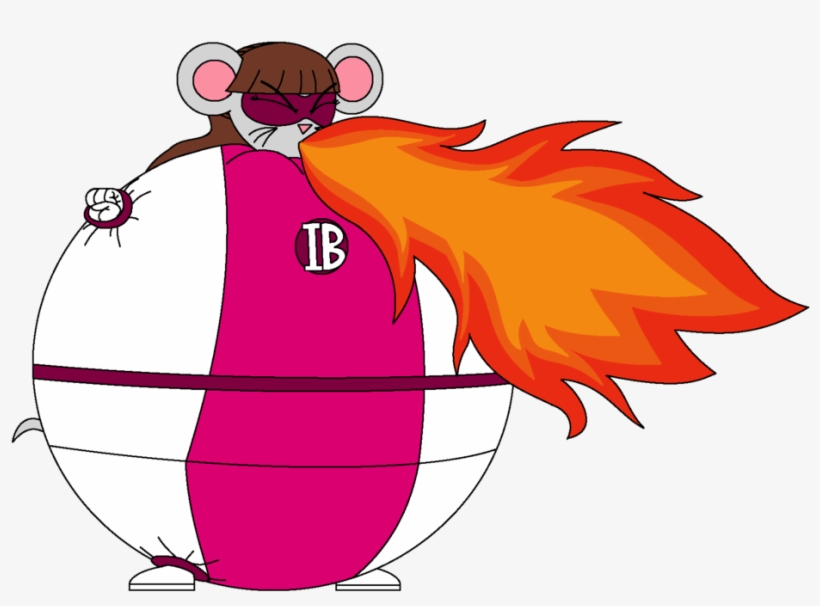 Banner Free Download Elemental Mouse Girl Uses - Girl Fire Breath Deviantart, transparent png download