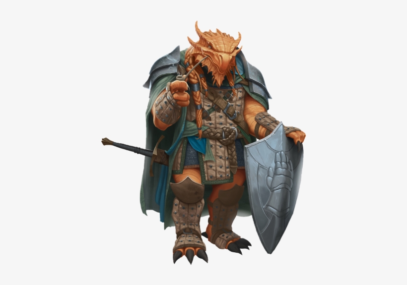 Bronze dragonborn