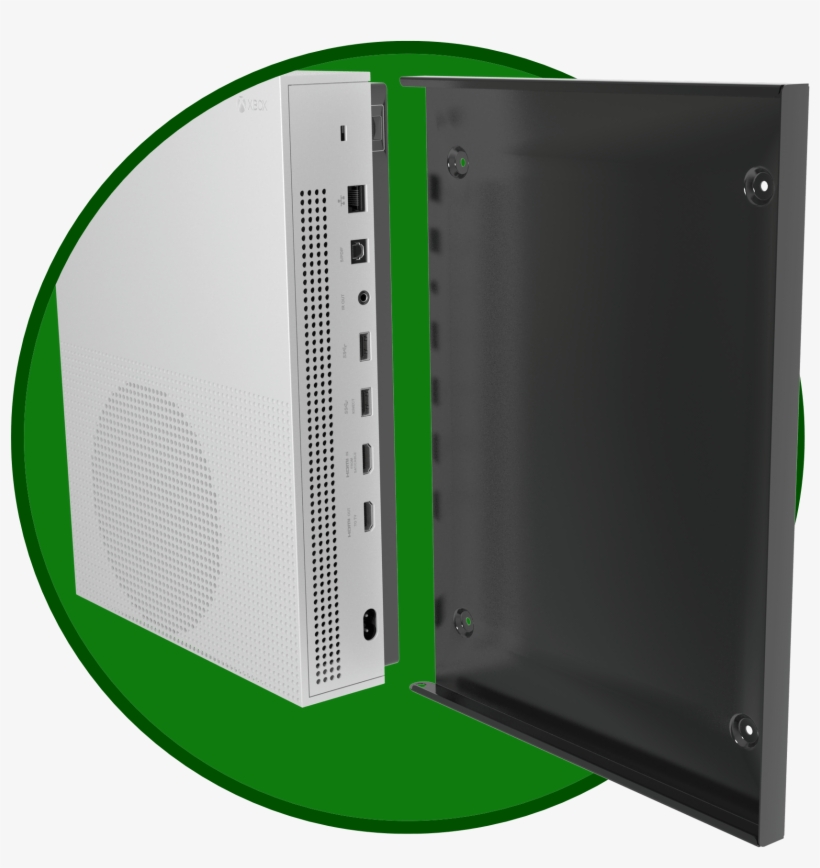 Xbox One S Wall Mount Cc - Xbox One S Wall Mount, transparent png download