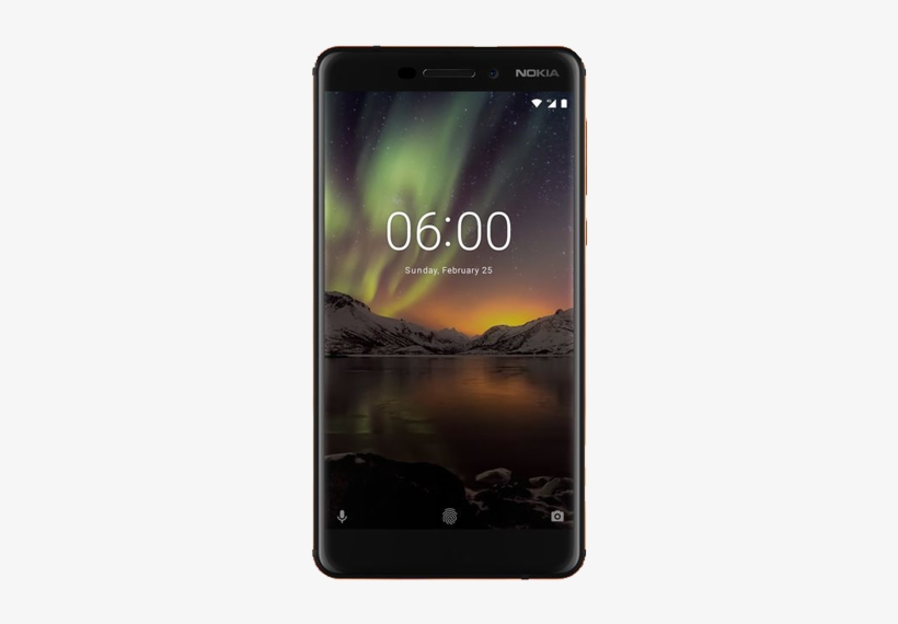 New Nokia 6 2018 4g Lte 32gb Dual Sim, White Iron - Nokia 6.1 Price In Pakistan, transparent png download