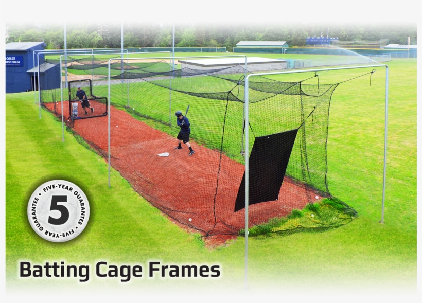 Svg Library Stock Baseball Clip Batting Cage - Batting Cage Setup, transparent png download
