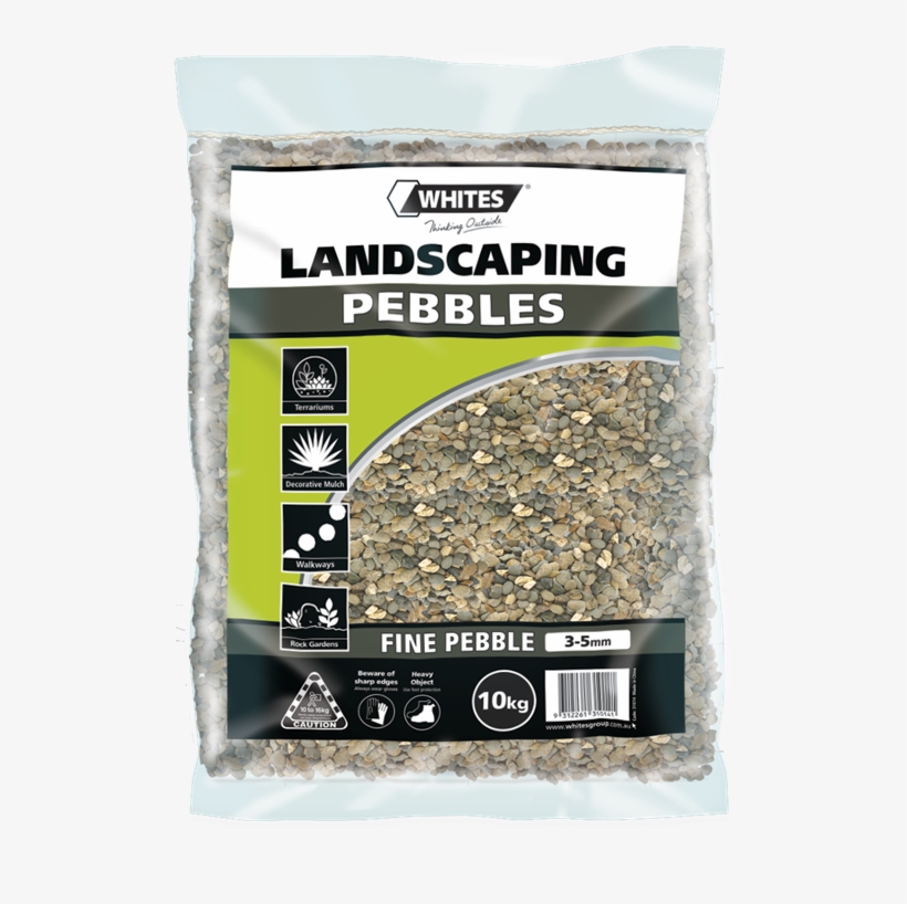 Whites Landscaping Stone 10kg 3-5mm Fine Pebble - Rock, transparent png download
