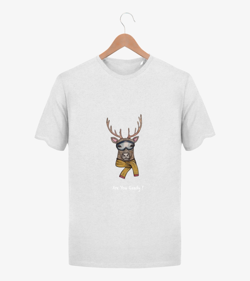 T-shirt Homme Stanley Hips Renne Snowborder Par La - T-shirt, transparent png download