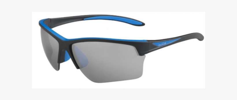 Bolle - Bolle Flash Sunglasses Color 12211 Matte Black/blue, transparent png download