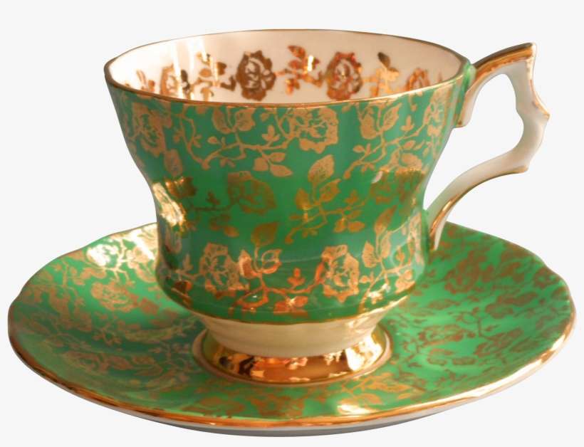 Vintage Royal Canadian English Bone China Cup Saucer - Saucer, transparent png download