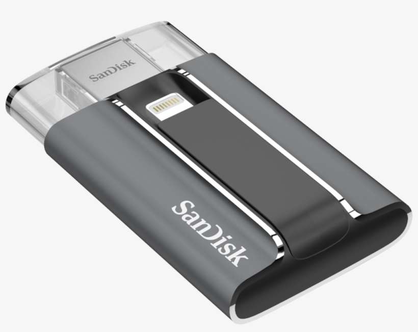 Sandisk Ixpand Flash Drive - Sandisk Ixpand 128gb Flash Drive For Iphone, transparent png download