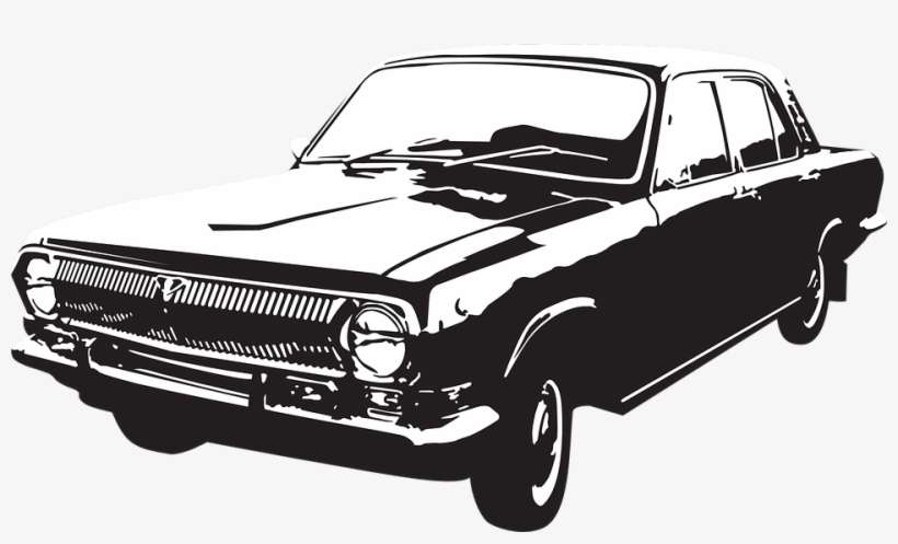 Volga, Gaz 24, Soviet Automobiles, Retro - Газ 24 Вектор, transparent png download