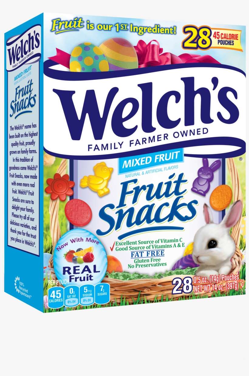 Easter Bunny - Superfruit Welch's Fruit Snacks, transparent png download