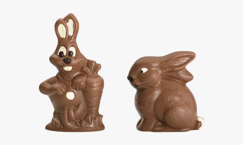 Painted Milk Chocolate Rabbit Assortment 150g - Milk, transparent png download