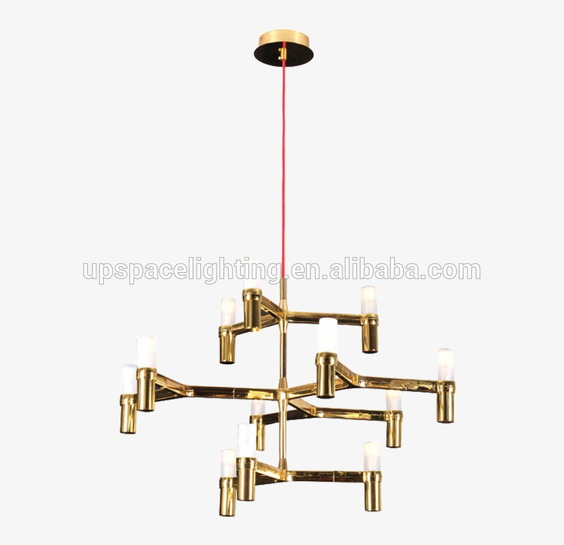 Modern Decorative Black Metal Led Hanging Chandeliers - Chandelier, transparent png download