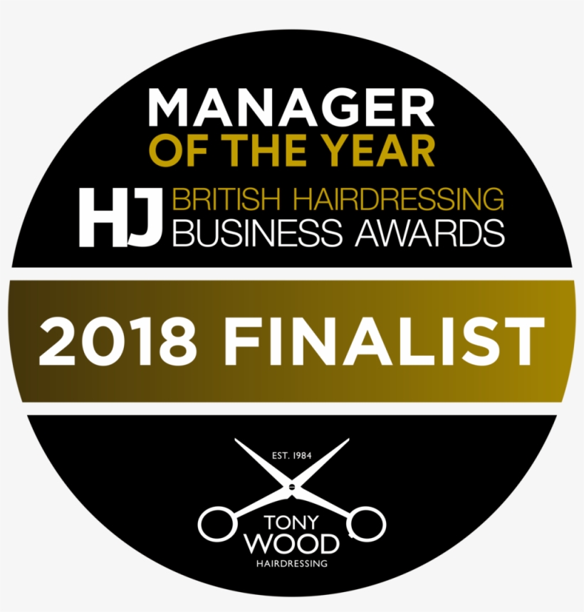 Manager Of The Year Finalist Tony Wood Hairdressers - Tony Wood Hairdressing, transparent png download
