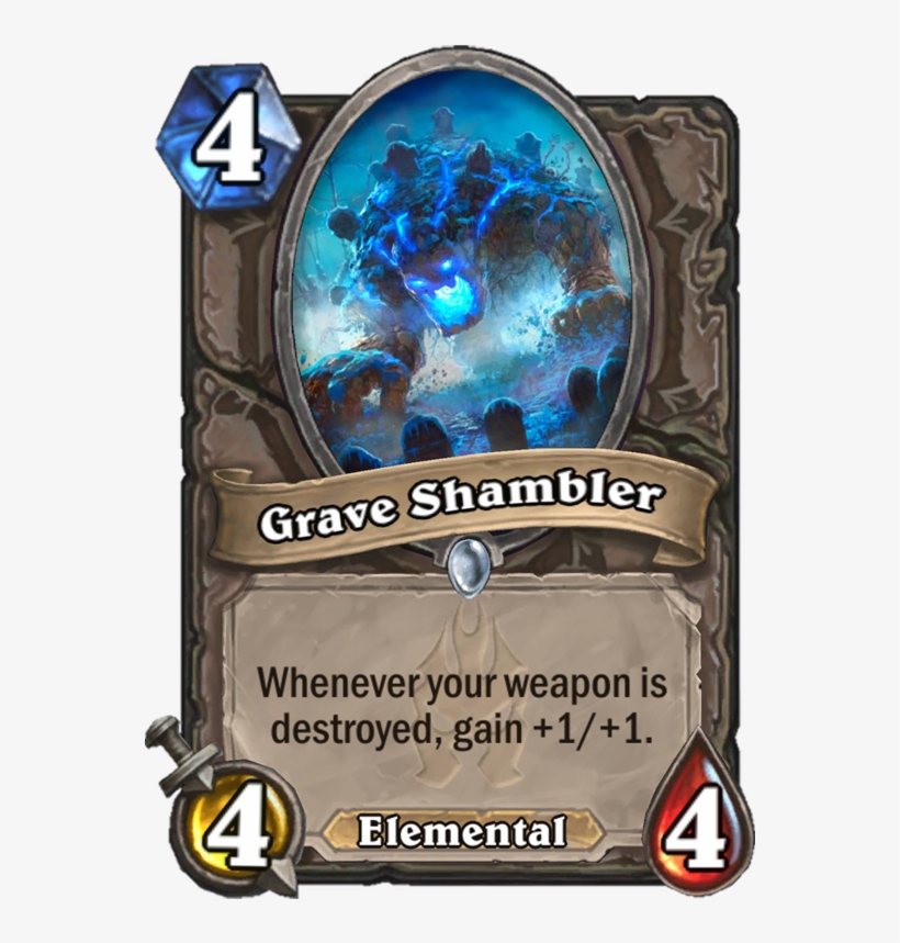 Grave Shambler - Hearthstone Card Murloc, transparent png download
