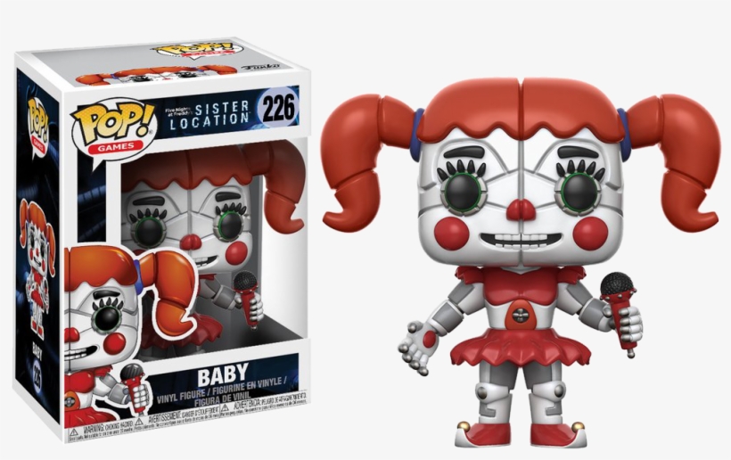 Pop Figure Five Nights At Freddy's Sister Location - Five Nights At Freddy's Funko, transparent png download