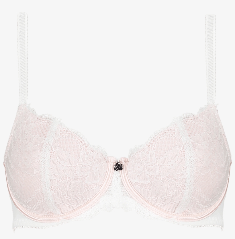 Lace White & Pink Braa03 2020white/pink - Png Lingerie White, transparent png download