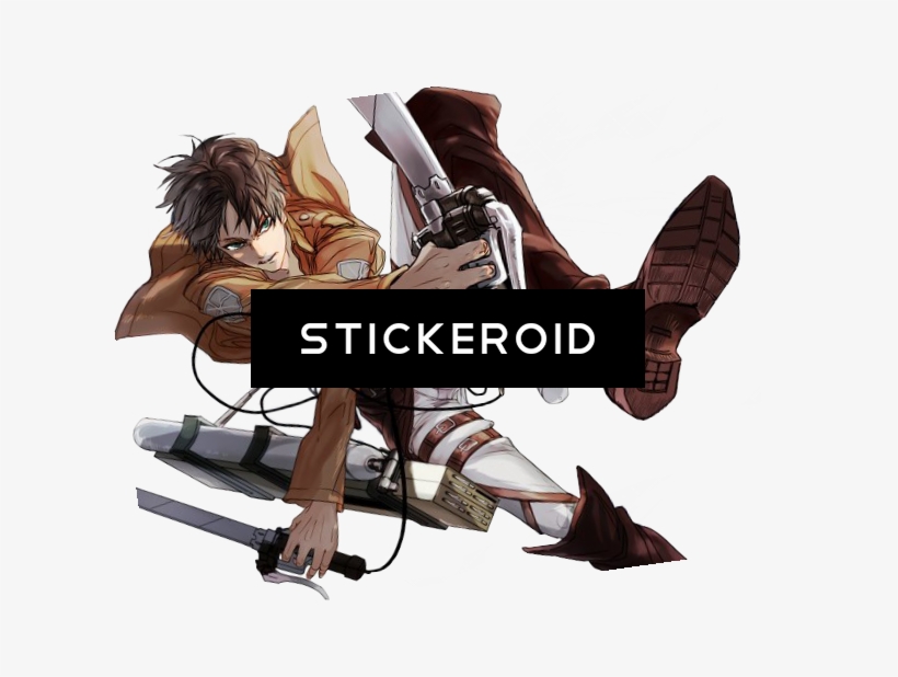 Attack On Titan Anime Cartoons - Eren Blades Attack On Titan Shoes, transparent png download