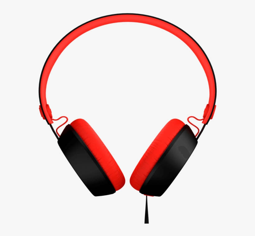 Cartoon Headphones Png - Coloud Boom On Ear Headphones Black Red, transparent png download