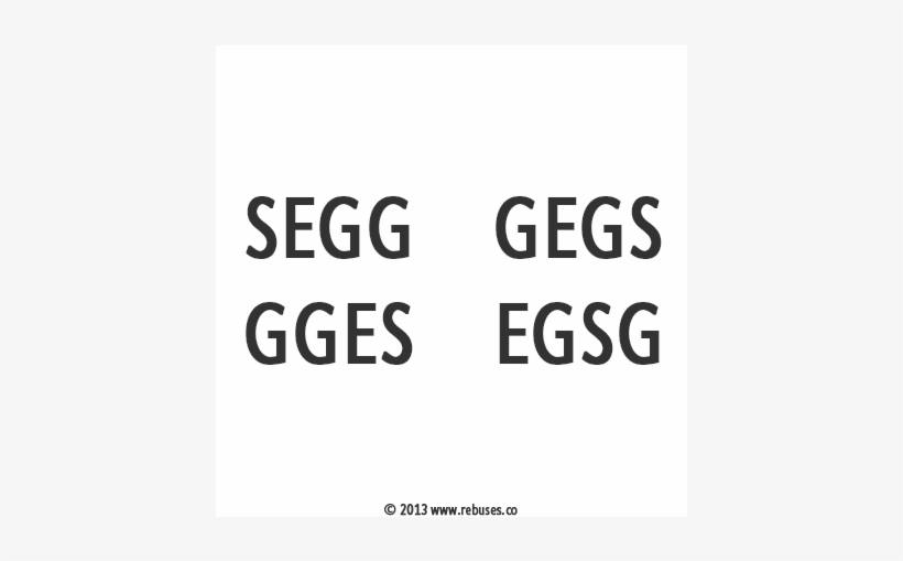 How Do You Like Your Rebus - Rebus Scrambled Eggs, transparent png download