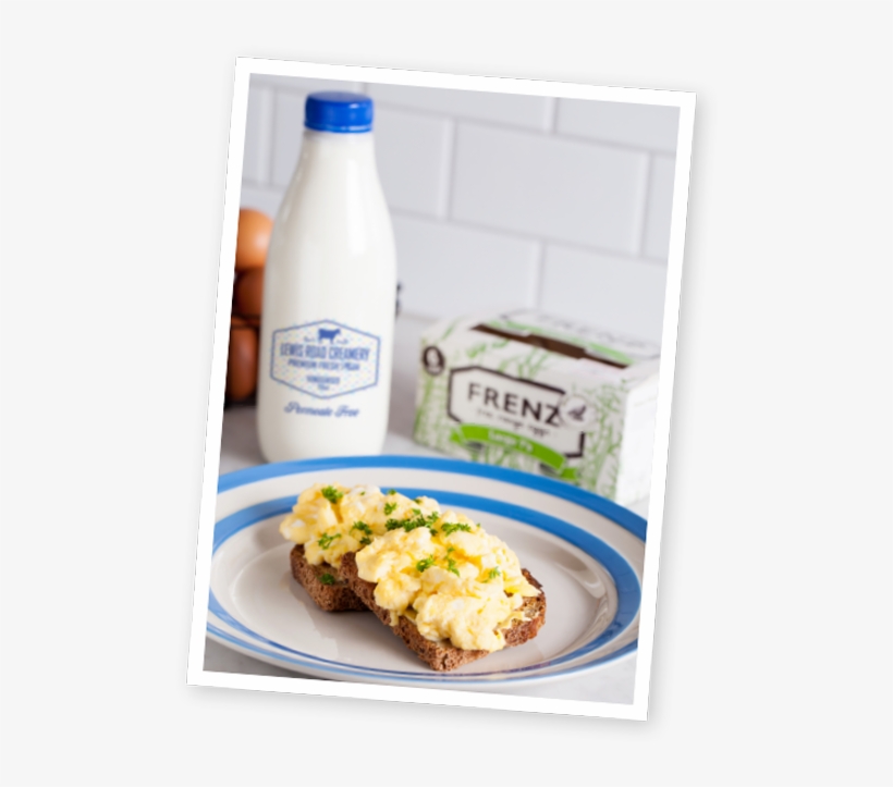 Premium Butter To Preferred Taste And Top With Cooked - Raw Milk, transparent png download