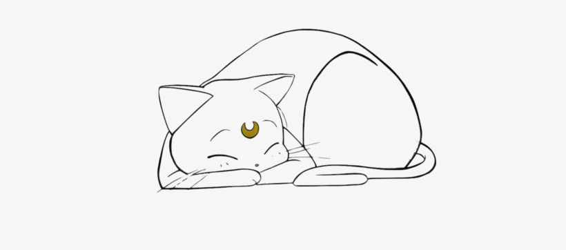 91 Images About ᴛʀᴀɴsᴘᴀʀᴇɴᴛ ᴛʀᴀsʜ On We Heart It - Sailor Moon Cat Png, transparent png download
