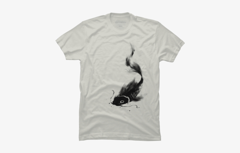 Koi Wash $25 - Koi Fish Watercolor Black, transparent png download