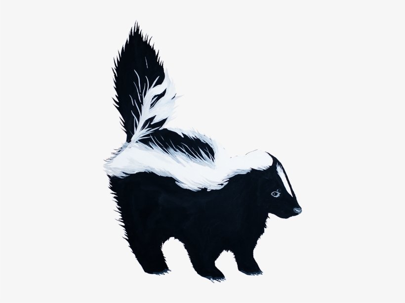 Striped Skunk, transparent png download