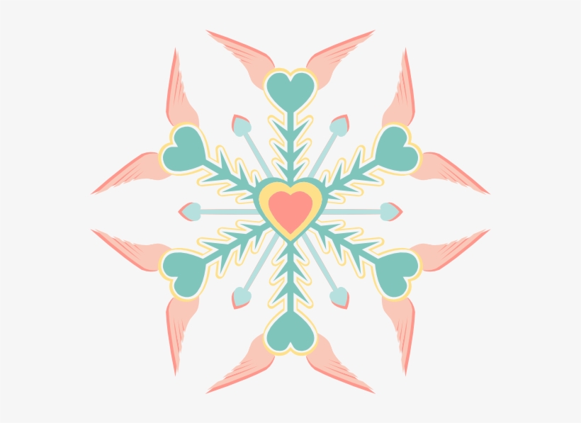 How To Set Use Colorful Snowflake Clipart, transparent png download