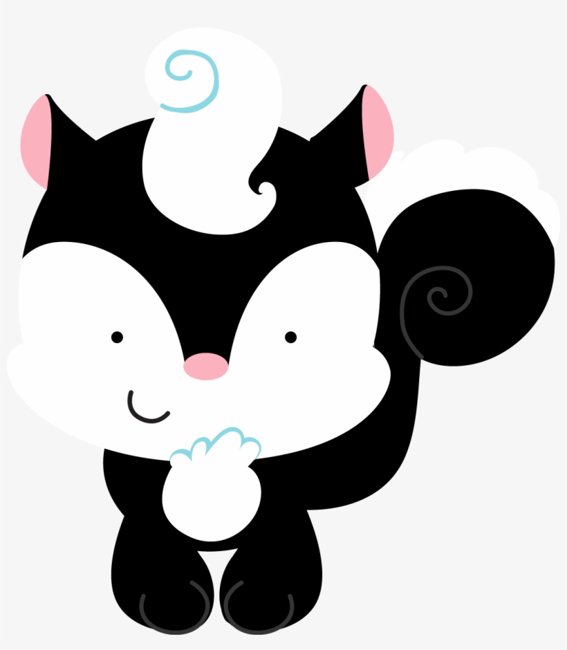 Zwd Tree Skunk Png - Woodland Animals Clipart, transparent png download