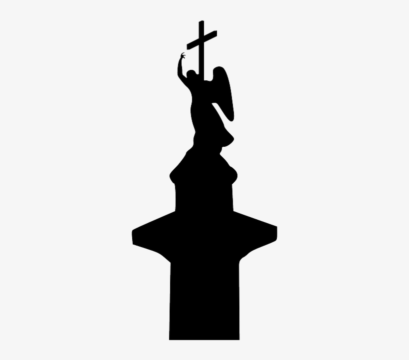 Column, Russia, Showplace, Angel, Silhouette - Александрийская Колонна Вектор, transparent png download
