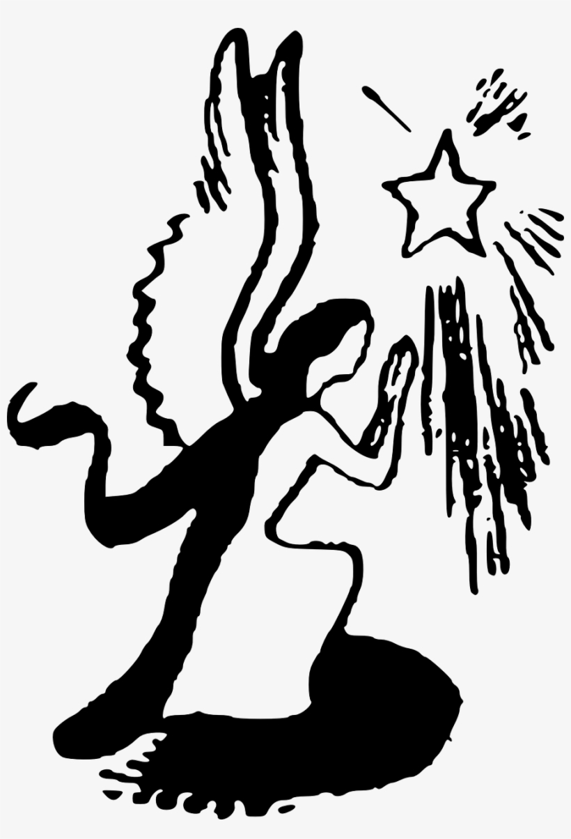 How To Draw An Angel 18 Free Printable Stencils - Angel Clip Art, transparent png download
