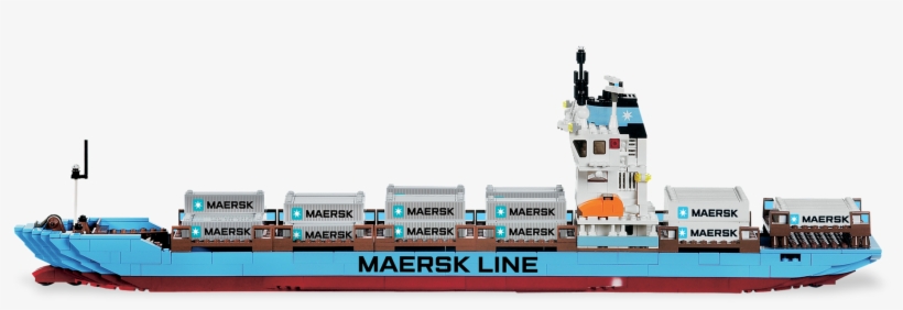 Cargo Ship Png - Lego Maersk Container Ship 10155, transparent png download
