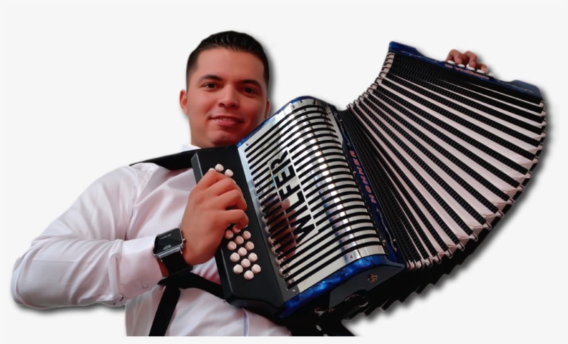 Bienvenidos A Wilfer Arévalo Acordeón - Tocando Acordeon, transparent png download