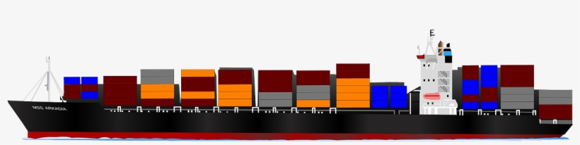 Go To Image - Cargo Clipart Container Vessel, transparent png download