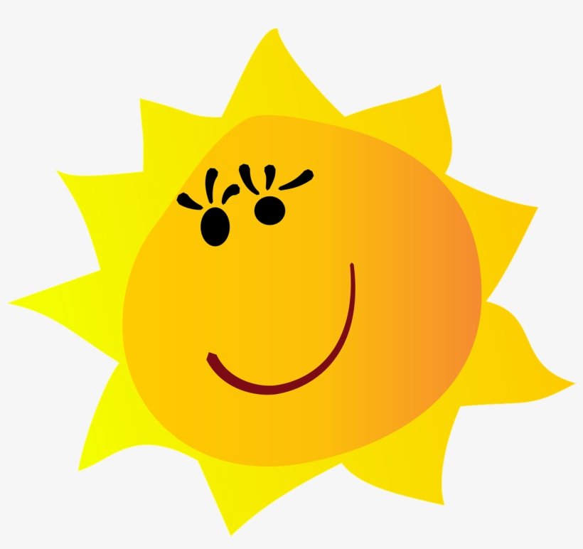 Sun Nature Vector - Smiley, transparent png download