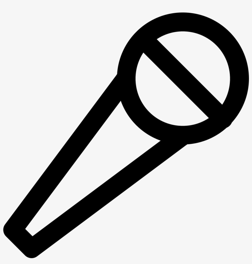 This Icon Is Meant To Represent A Microphone - Illustration, transparent png download