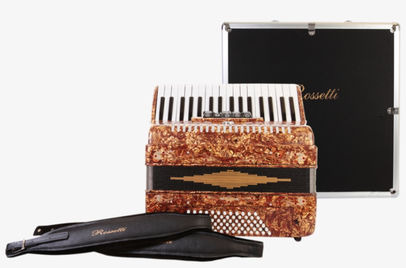 3460 72 Bass Rossetti Piano Accordion 20 Key 5 Switch - Rossetti Piano Accordion 72 Bass 34 Keys 5 Switches, transparent png download