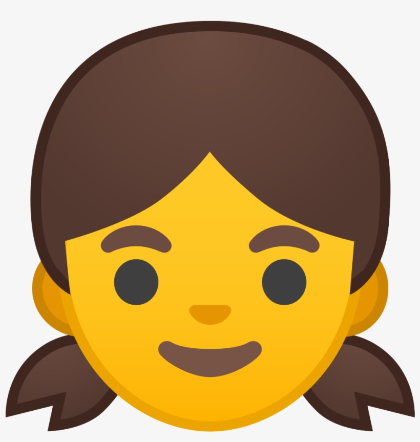 Girl Icon - Girl Emoji Png Icon, transparent png download