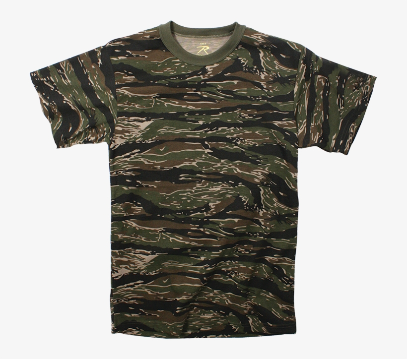 View - Tiger Stripe Camo T-shirt Large, transparent png download