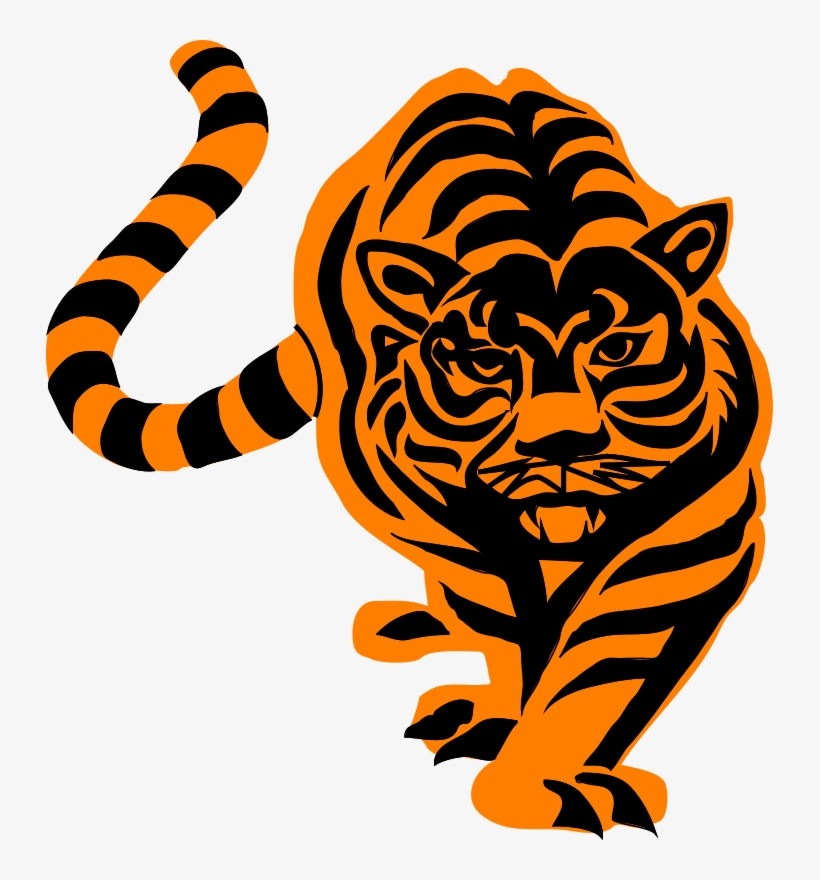 Vector Stripe Tiger Jpg Transparent Library - Graphics Clip Art, transparent png download