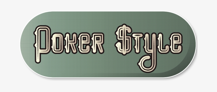 Poker Style, - Calligraphy, transparent png download