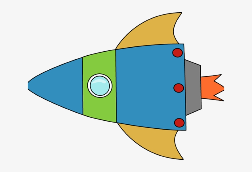 Collection Of Free Fish Cliparts - Space Rocket Clip Art, transparent png download