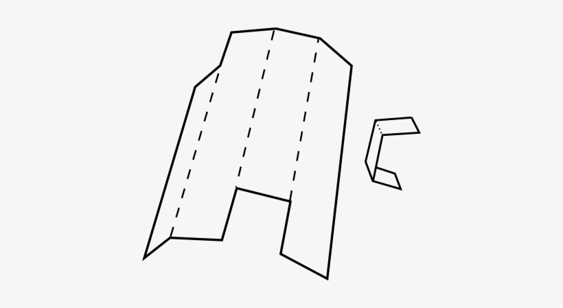 Periscope Fold - Line Art, transparent png download