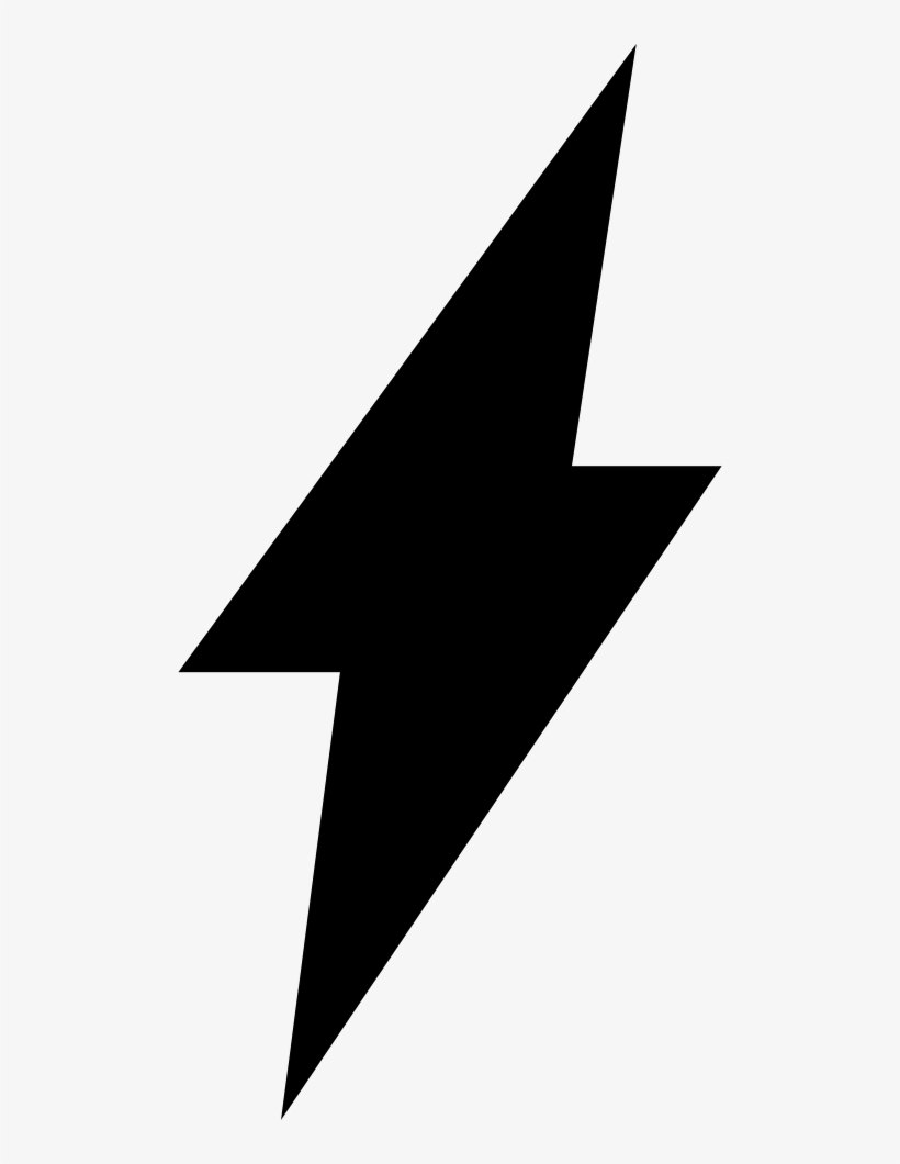 Lightning Bolt Symbol Of Flash Comments - Icon, transparent png download