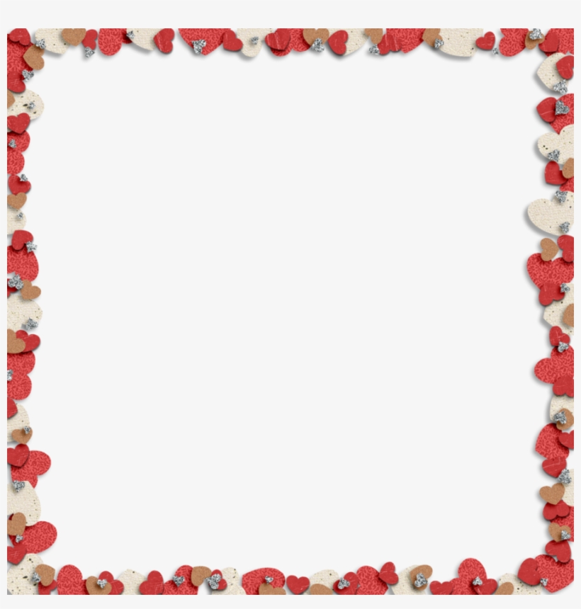 Frame Heart Png - Blank Page With A Border, transparent png download