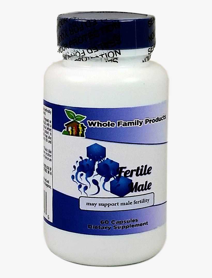 Fertility Pills For Men - Whole Family Products Fertile Male Fertility Supplement, transparent png download