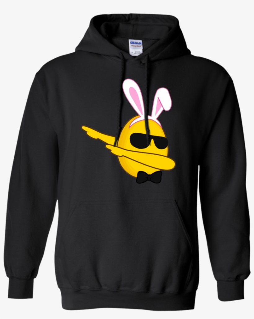 Funny Dabbing Emoji Bunny Easter Shirt Cute Dab Emoji - Rasta Stripe Hoodies, transparent png download