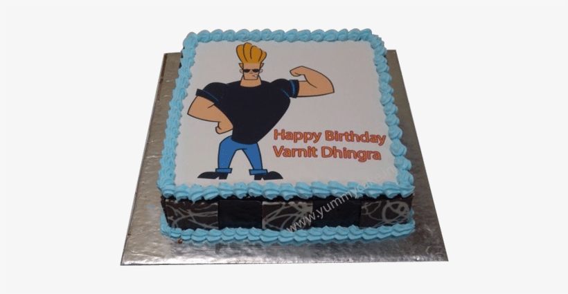 Johnny Bravo Birthday Cake - Happy Birthday Johnny Bravo, transparent png download