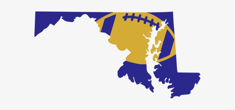 Baltimore Football Design - Regions Of Maryland, transparent png download