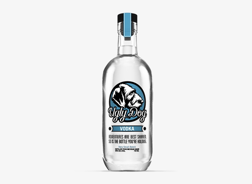 Michigan Raised, Pure Bred Handcrafted Spirits - Glass Bottle, transparent png download