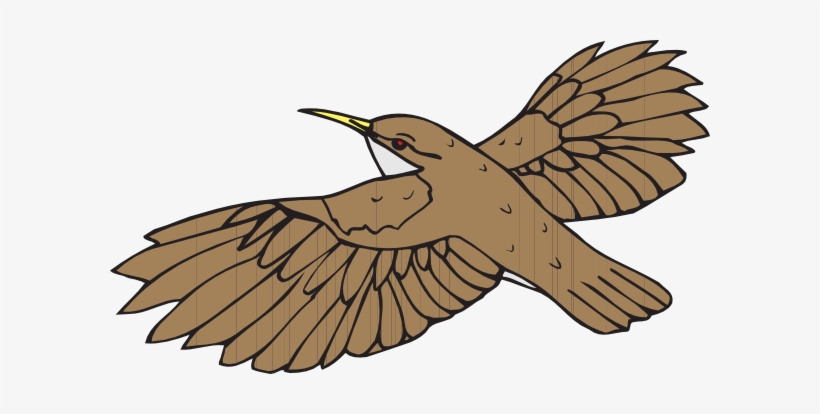 Brown Bird Flying Svg Clip Arts 600 X 334 Px, transparent png download